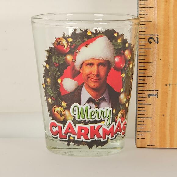 Christmas Vacation Shot Glass Set 4pc Clark Griswold 1.5oz Holiday Drink Bar - Picture 3 of 16
